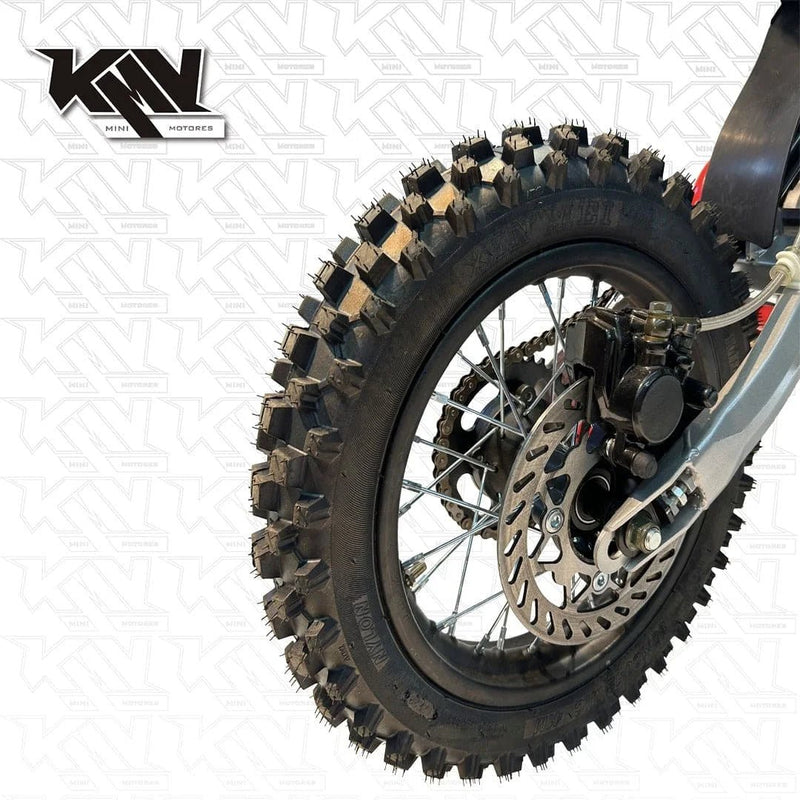 Moto cross a gasolina 4T 110 CC con cambios-4