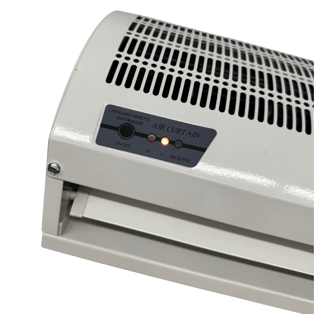 Cortina de Aire MEHIAO con Control Remoto -  Potencia, Elegancia y Eficiencia