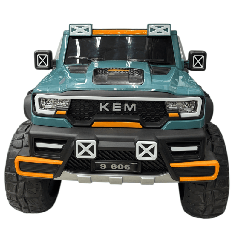 Carro Eléctrico KEM  4x4 con Llantas Luminosas para niños-3