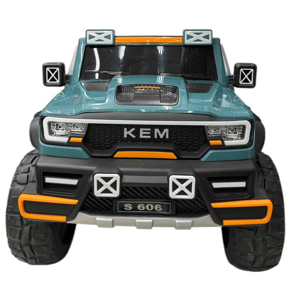 Carro Eléctrico KEM  4x4 con Llantas Luminosas para niños