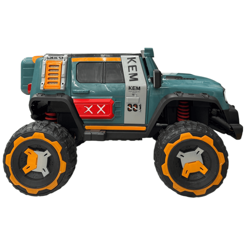Carro Eléctrico KEM  4x4 con Llantas Luminosas para niños-2