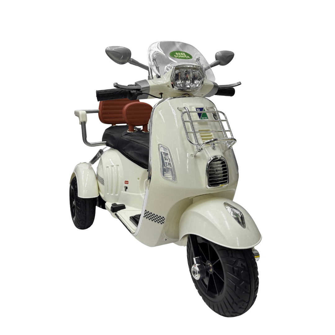 Moto Eléctrica Vespa para niños-2