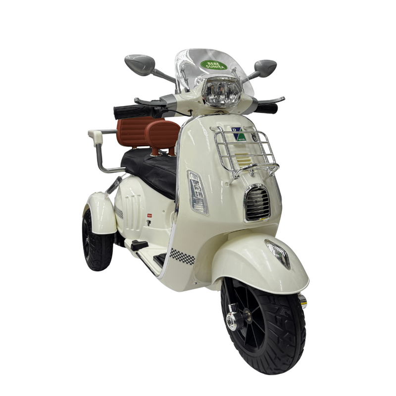 Moto Eléctrica Vespa para niños-2