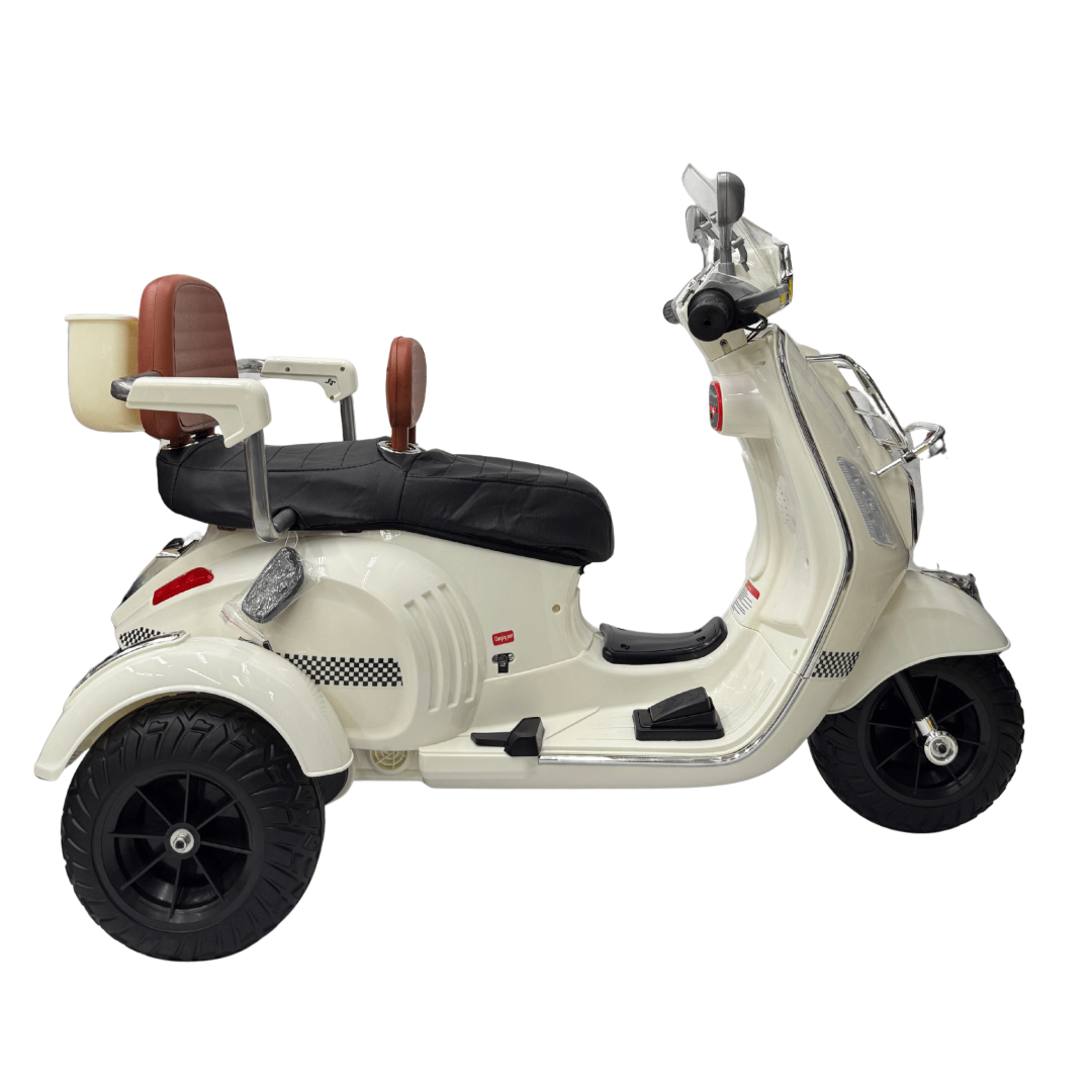 Moto Eléctrica Vespa para niños-3